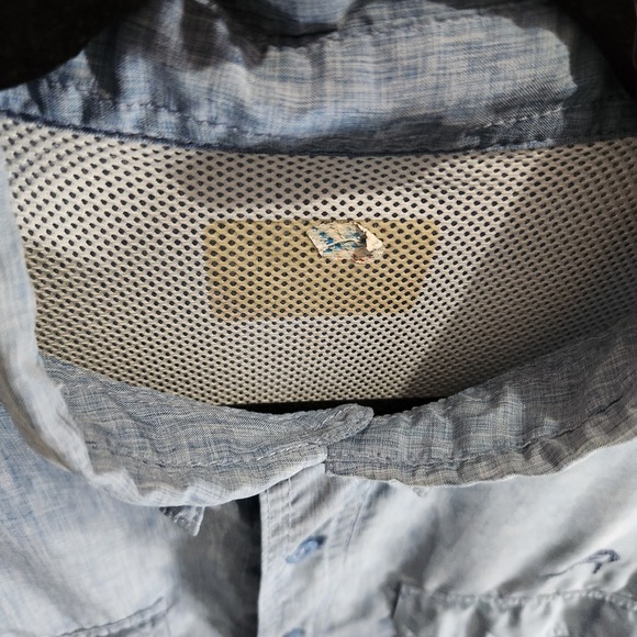 World Wide Sportsman Shirt Santos Island Short Sleeve Marina Blue Men's Size L‎ - Picture 11 of 13